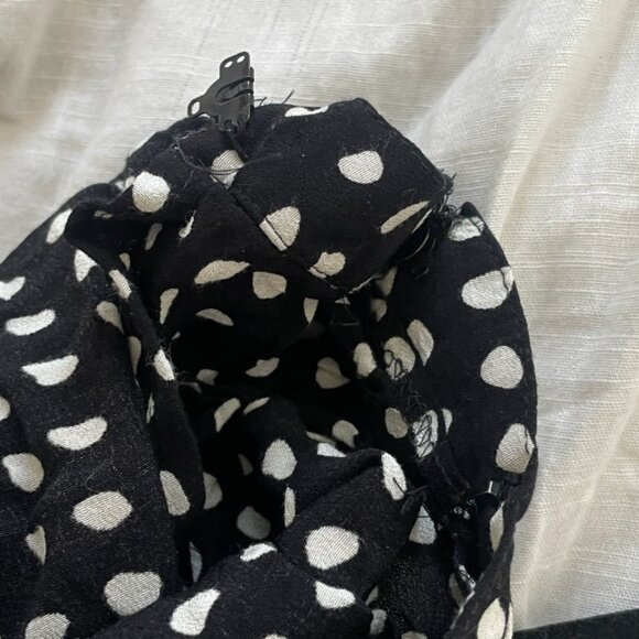 Polka Vintage Straight Midi Classy Work Business Chic Girly Dot Artsy Hip Skirt - Picture 3 of 7